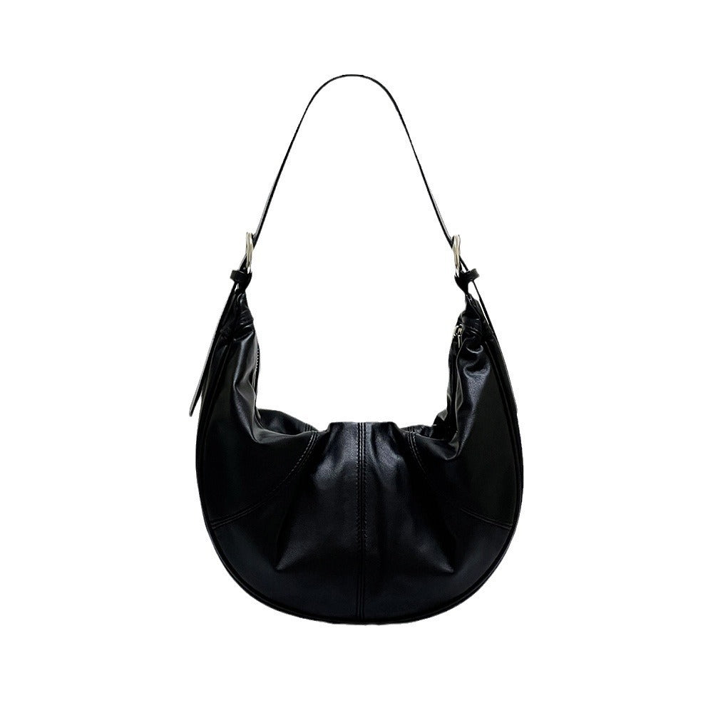 Women's First Layer Cowhide Texture Shoulder Bag