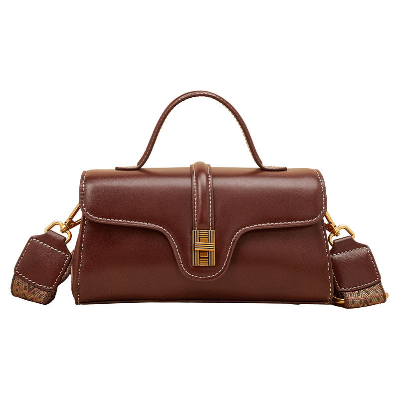 Niche Original High Sense Mild Luxury Retro Cambridge Portable Messenger Bag