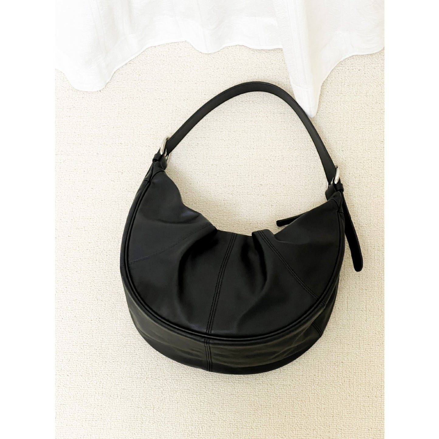 Women's First Layer Cowhide Texture Shoulder Bag